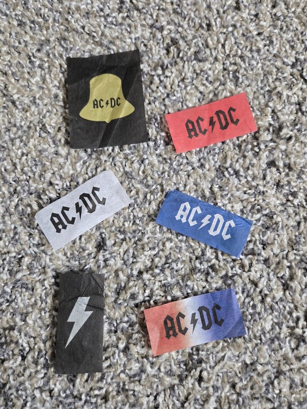 AC/DC Pwr/Up Tour 2026 Concert Confetti Las Vegas 8/1/26
